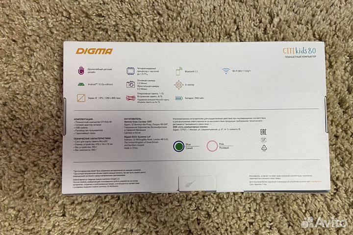 Детский планшет на запчасти