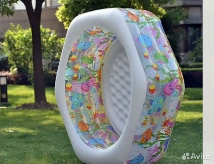 Детский надувной бассейн intex