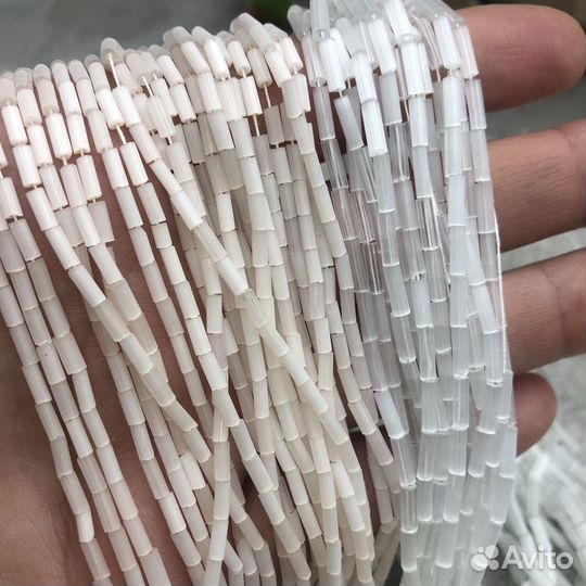 Сатиновый стеклярус винтажный