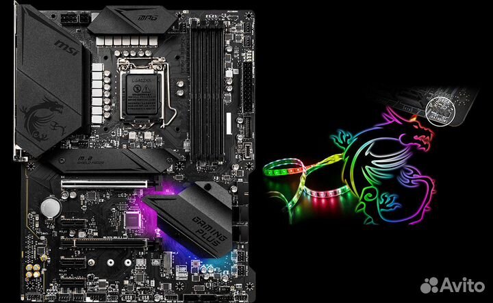 Продам комплект MSI MPG Z490 gaming plus vs 10400f