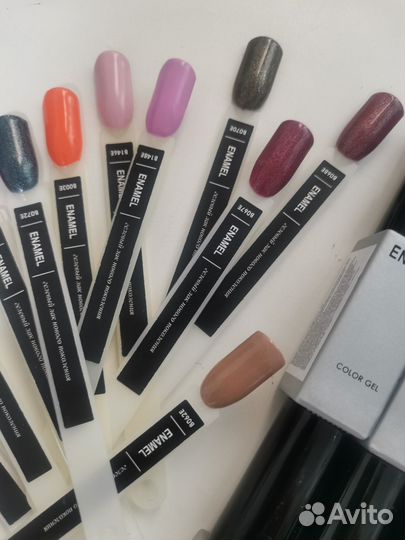 Гель лаки для маникюра набор бу