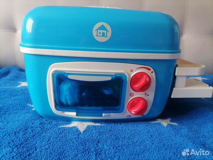 Детская кухня+посуда, овощи ифрукты