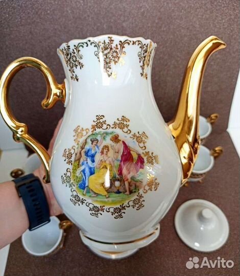 Кофейный сервис из чешского фарфора