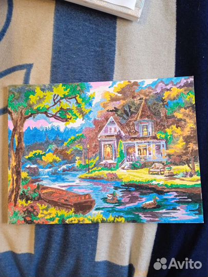 Готовая картина по номерам