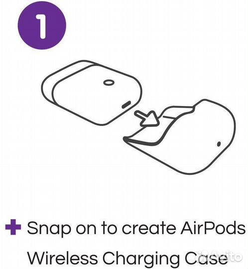 Адаптер для беспроводной зарядки AirPods