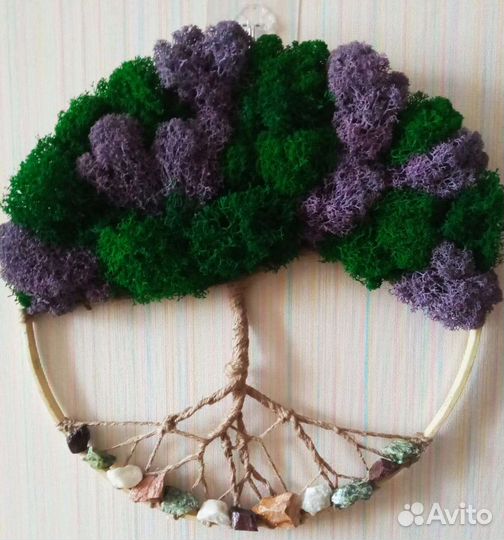 Панно из стабилизированного мха