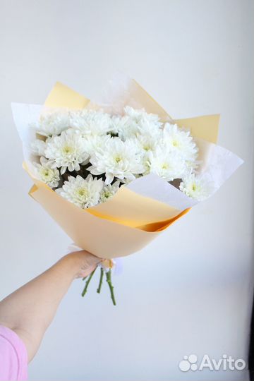 Букет цветы хризантемы