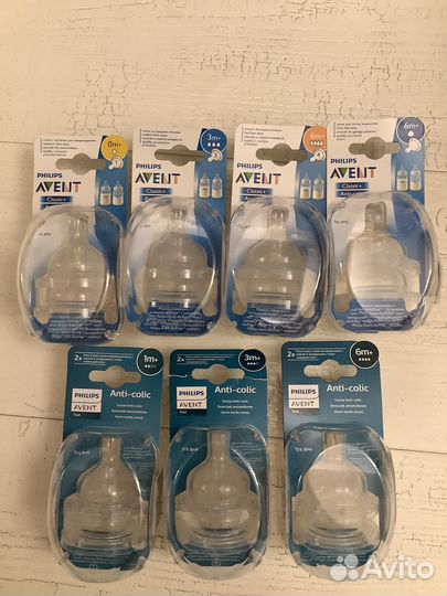 Новая соска Philips Avent Anti-colic, Classic,2 шт