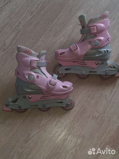 Роликовые коньки детские раздвижные