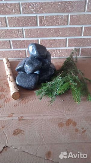 Змеевик шлифованный камни для бани