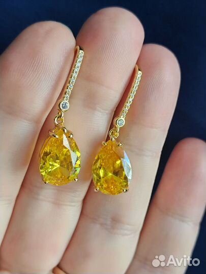Брак серьги серебро 925 пробы