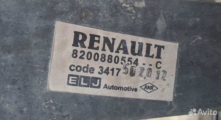 Диффузор радиатора с вентилятором Renault Duster