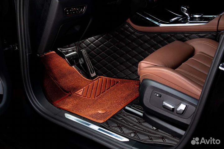 3D Коврики Lexus RX Салон Багажник Экокожа