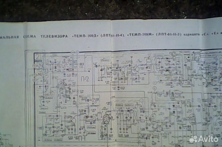 Руководства и электросхемы от древних телевизоров