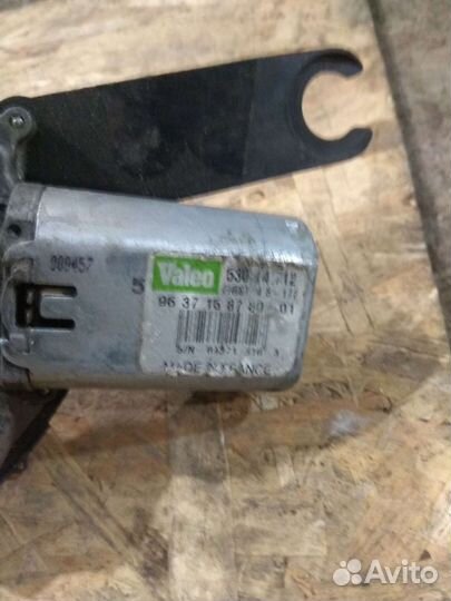 Моторчик стеклоочистителя задний Пежо 307