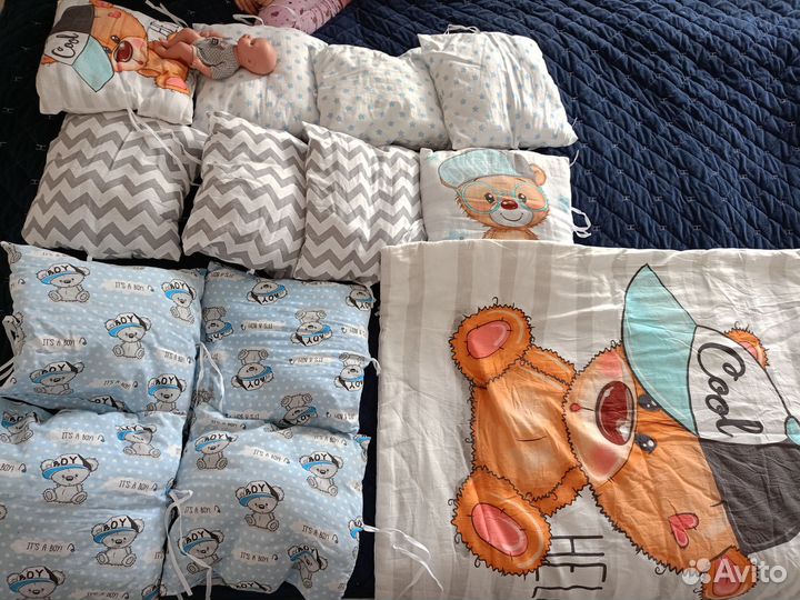 Комплект бортиков с одеялом