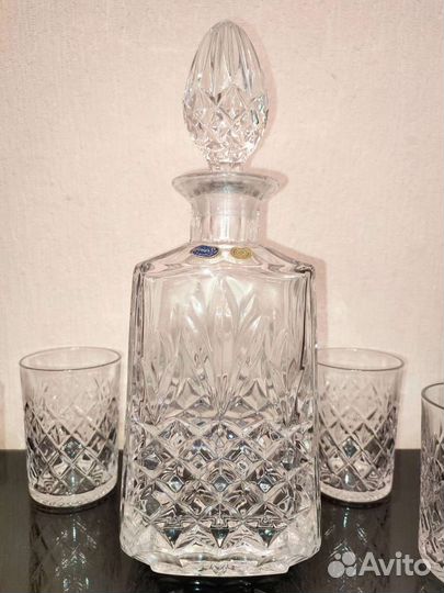 Штоф хрустальный набор бокалы