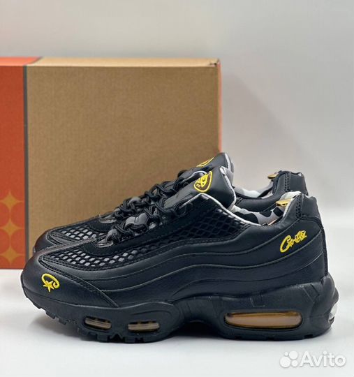 Кроссовки черные мужские Nike Corteiz Air Max 95