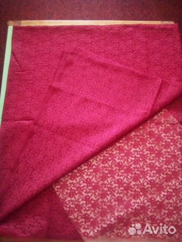 Отрез гипюра бордо