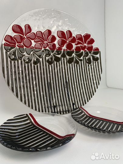 Набор тарелок ручной работы