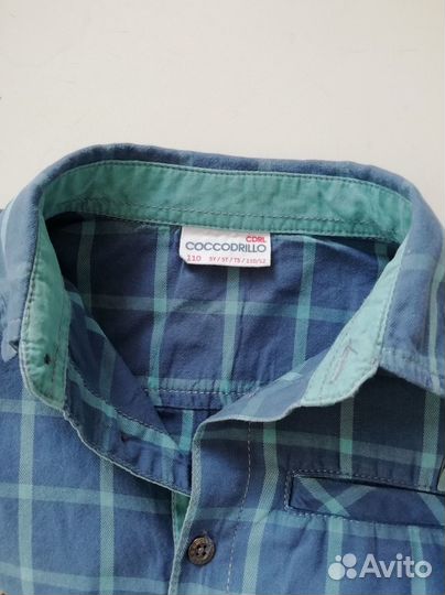 Рубашка для мальчика 110 р-р