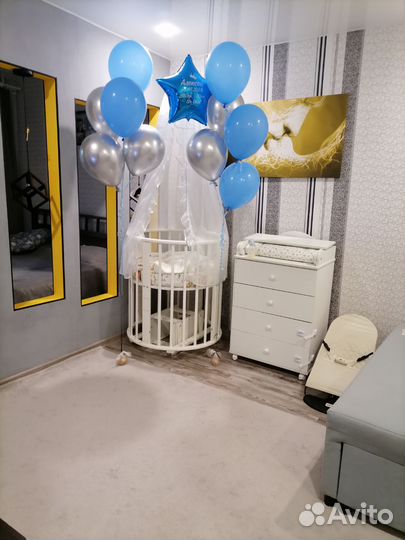 Балдахин в кроватку с держателем