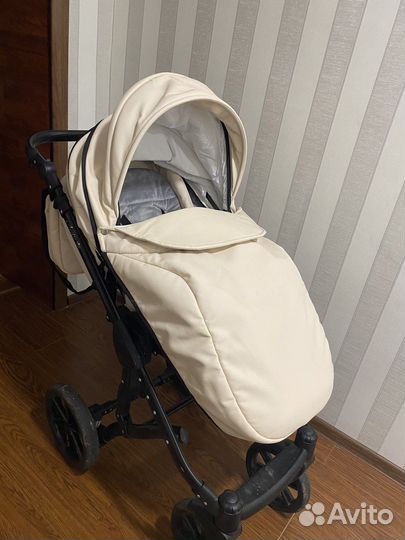 Коляска 2 в 1 эко кожа