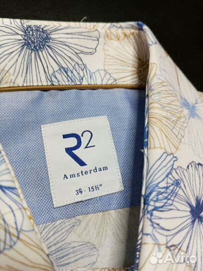 Новая мужская рубашка R2 Amsterdam