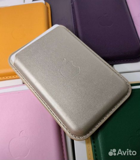 Apple leather wallet