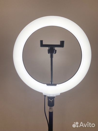 Кольцевая лампа 26см + Штатив в подарок + Доставка