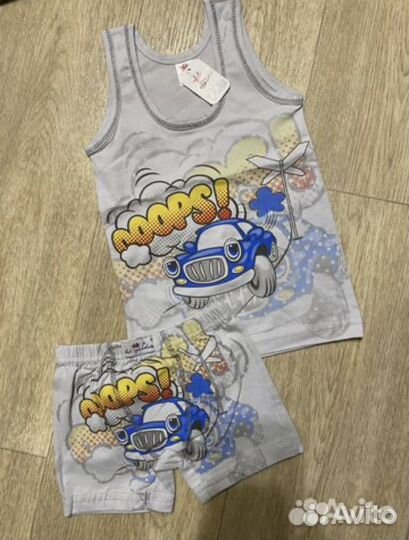 Новые колготки, комплекты, маечки,трусики 86-92 см