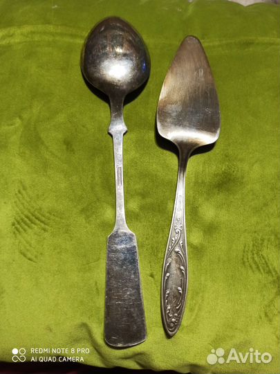 Мельхиоровые столовые приборы СССР