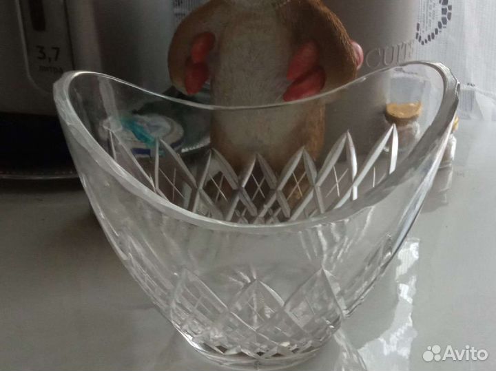 Хрусталь вазочка конфетница салатница