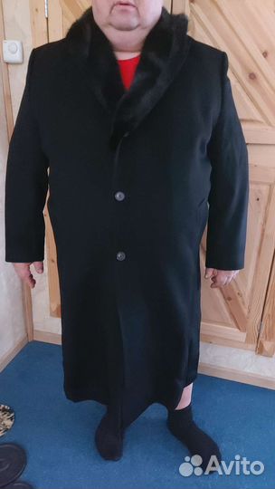 Пальто меховое зимнее мужское