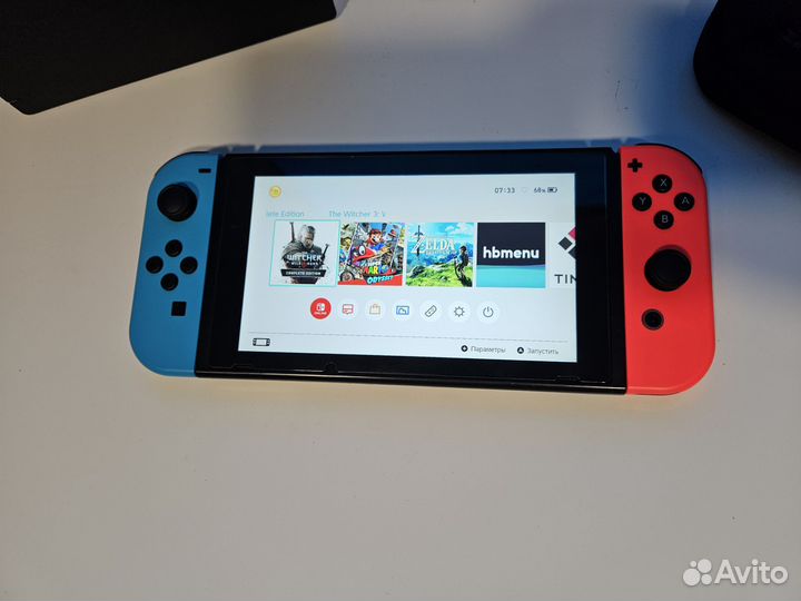 Nintendo switch 2 рев прошитый 128 гб чип