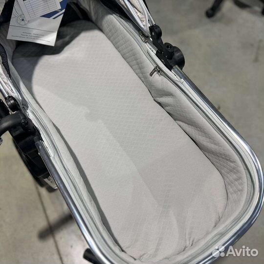 Коляска 2в1 Новинка Эк-Кожа (Grey)