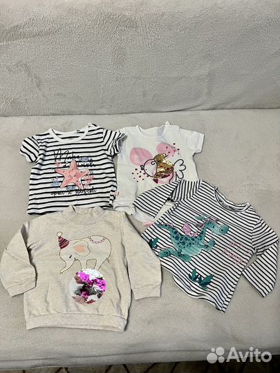 Пакет одежды на девочку 86