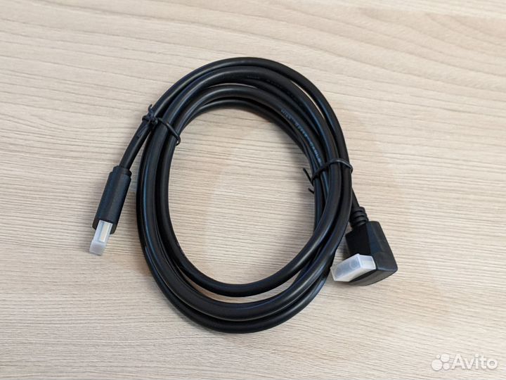 Г-образный кабель hdmi / 1.8m
