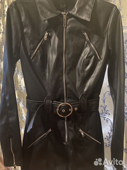 Комбинезон кожаный