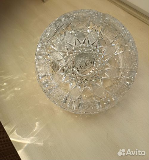 Хрустальная пепельница