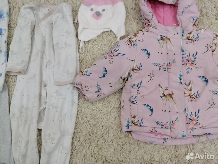 Детские вещи пакетом на девочку 80 86