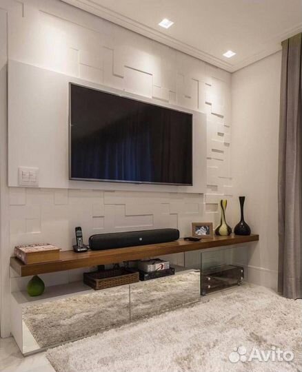 Установка телевизора на стену