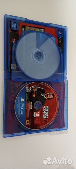 Диски на ps4 RED dead redemption 2