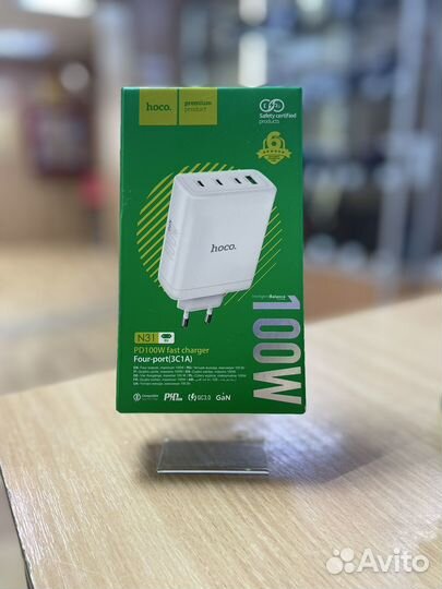 Сетевое зарядное устройство Hoco N31 100W(art1842)