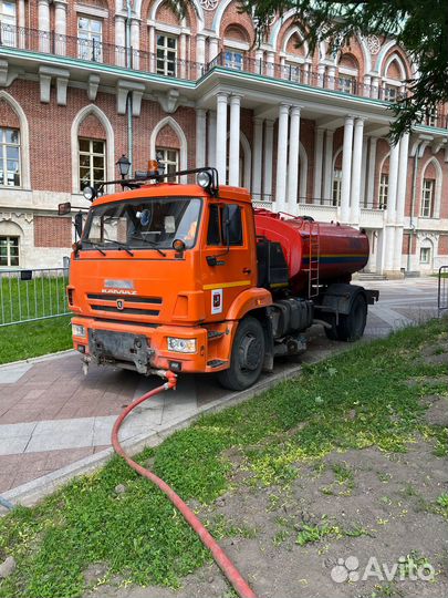 Доставка воды, заказать водовоз, аренда кдм