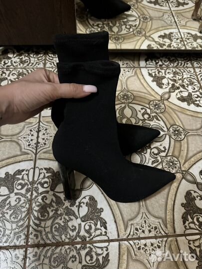 Ботильоны чулки 37