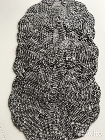 Салфетка кружевная для сервировки, набор 2 шт