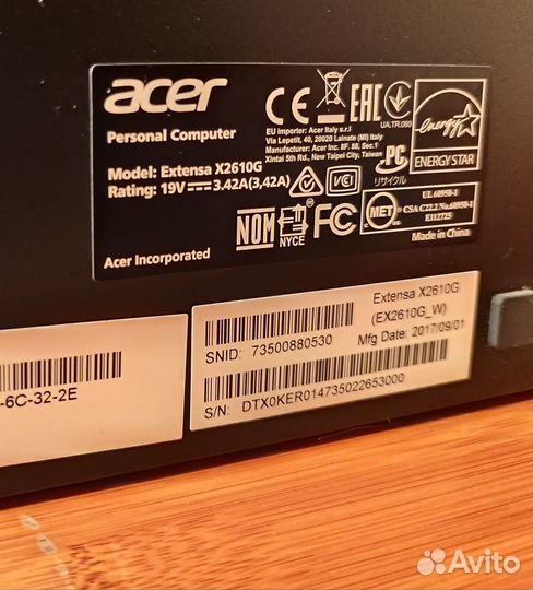 Системный блок Acer 4ядра/8 GB/240gb+500/GTX745