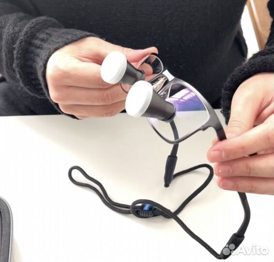 Индивидуальная бинокулярная оптика (лупа налобная)