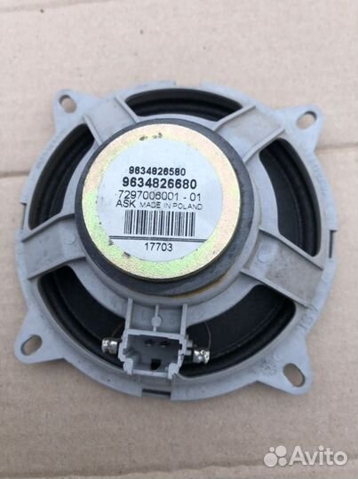 9634826580 Динамики дверей Peugeot 307